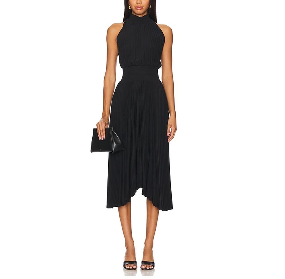 A.L.C. Pleated Black Renzo Size 2 Dress
